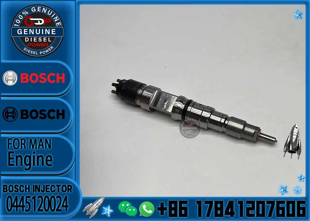 Common Rail Diesel Injector 0986435527 0445120024 for MAN TGA 12.8 51101006049 51101006016 51101006043 51101006027
