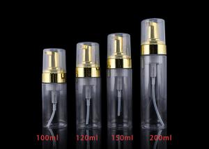 Wholesale 100ml 120ml PET Foam Hand Sanitizer Pump Bottle With Gold Pump from china suppliers