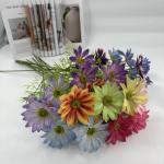 Simulated summer chrysanthemum lucky bucket flower arrangement wedding