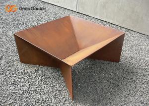Wholesale Wood Burning Outdoor Corten Steel Fire Pit Charcoal Bbq Grills from china suppliers