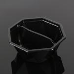 Black Octagon 14.5*14.5*5.5cm Disposable Fruit Tray