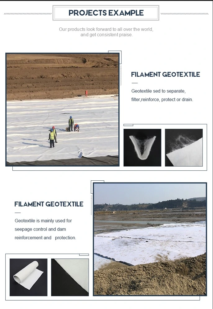 Polyester Non-Woven Geotextile Geotextile Fabric