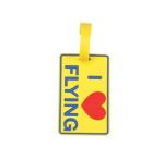 Wholesale Custom Soft PVC Travel Name Tag Personalized Silicone Luggage Tag