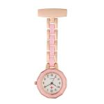 Nurse Watch Silver Fob Nurse Pocket Watch Pink Nursing Gift Rose Gold Brooch