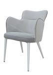 Polyurethane PU Upholstered Dining Chair Livingroom Chair Armchair Leisure Chair