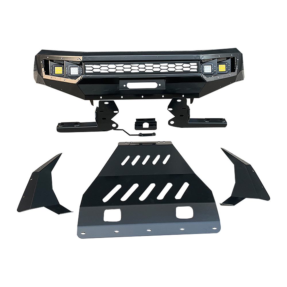 Nissan Navara NP300 Front Bumper Rear Bumper with Tire Jerrycan Carrier Winch Bull Bar 185x65x55CM