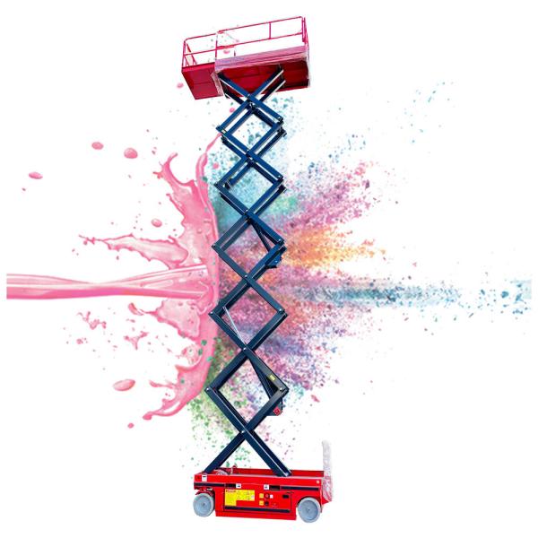Electric Hydraulic Scissor Lift 4-18m Aerial Platform for Restaurant 320kg