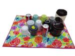 250gsm Kitchen Counter Microfiber Dish Drying Mat For Dishes Cups Bottles