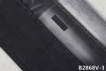 10 OZ Women Jeans Stretch Denim Fabric In Black / Black Color