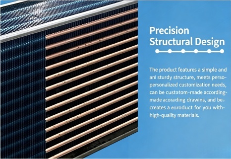 Aluminum Foil Condenser For Air-Source Heat Pump Finned Condenser