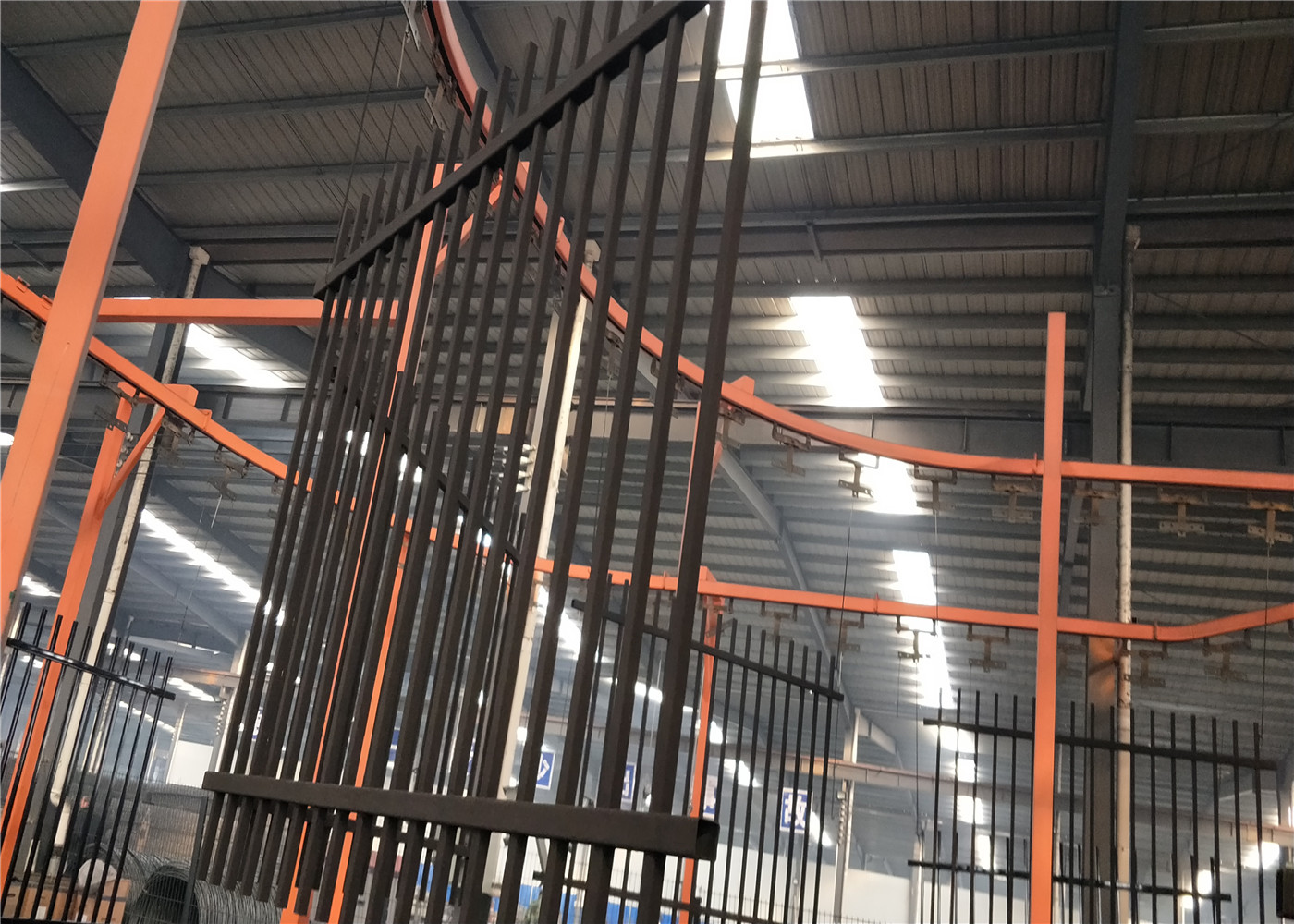 Metal wrought iron steel fence panels