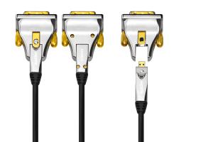 Wholesale 1080P 60HZ Shielding Braid OM3 100M 4K DVI Cable 1080p Male To Male 250W from china suppliers