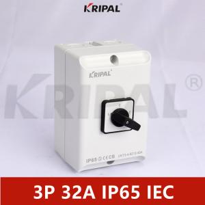 Wholesale IP65 32A 3 Pole 3 Position Rotary Switch Waterproof IEC Standard from china suppliers