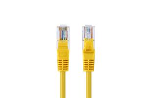 Wholesale EJE Brand Ethernet Patch Cable Cost-Effective Yellow CCA Cat5E for Surveillance or Gigabit networking from china suppliers