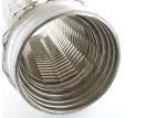 3" x 4" Inch Stainless Steel Exhaust Flex Pipe Stainless Steel Interlocking