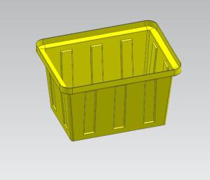 Wholesale Fifty liters of square box mold for making plastic products from china suppliers