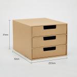 Decorative Kraft Paper Jewelry Storage Box with Logo Made from Recycled