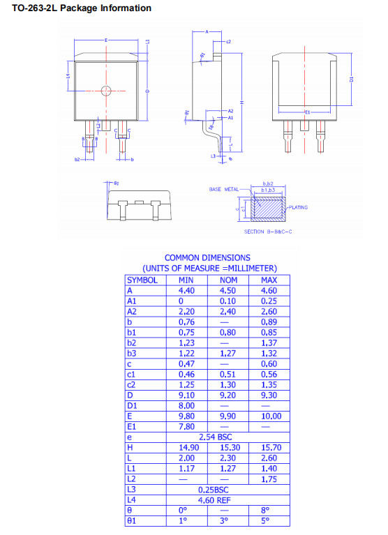 01P18 TO-263 Mosfet Power Transistor