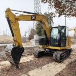 Caterpillar 307.5 Mini Used CAT Excavators Cylinder Diggers Machine 7.5Ton