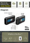 Car Emergency Power Bank Jump Starter for Small Cars 12V Battery Charger Booster