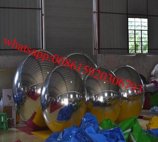 Hot sale sliver / Glod Inflatable Advertising Ball 3m Diameter Outdoor Eco