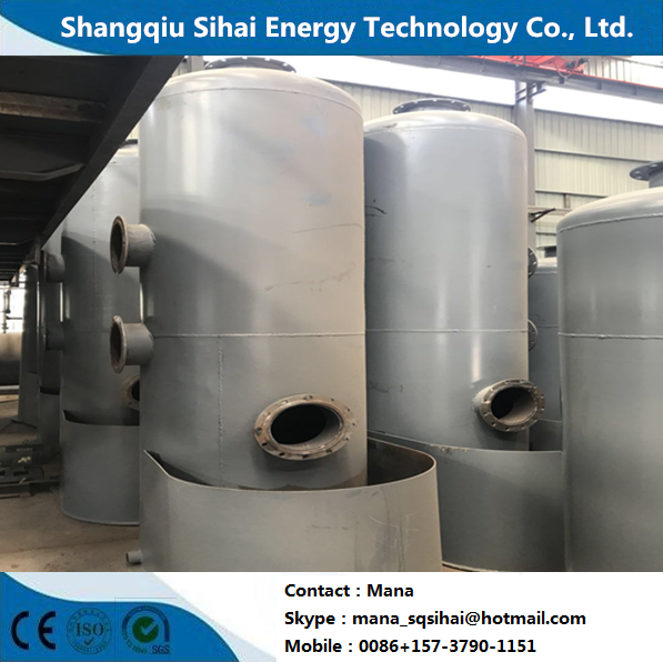 Continuous Distillation and Purification of Waste Engine Oil for Reuse in Reclamation