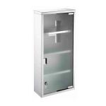 Stainless Steel First Aid Kit Boxes For Home Office Workplace Glass Medicine