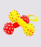 Soft Rubber Bone Dog Vinyl Pet Toys Non Toxic 20cm Length 43 Gram EN71