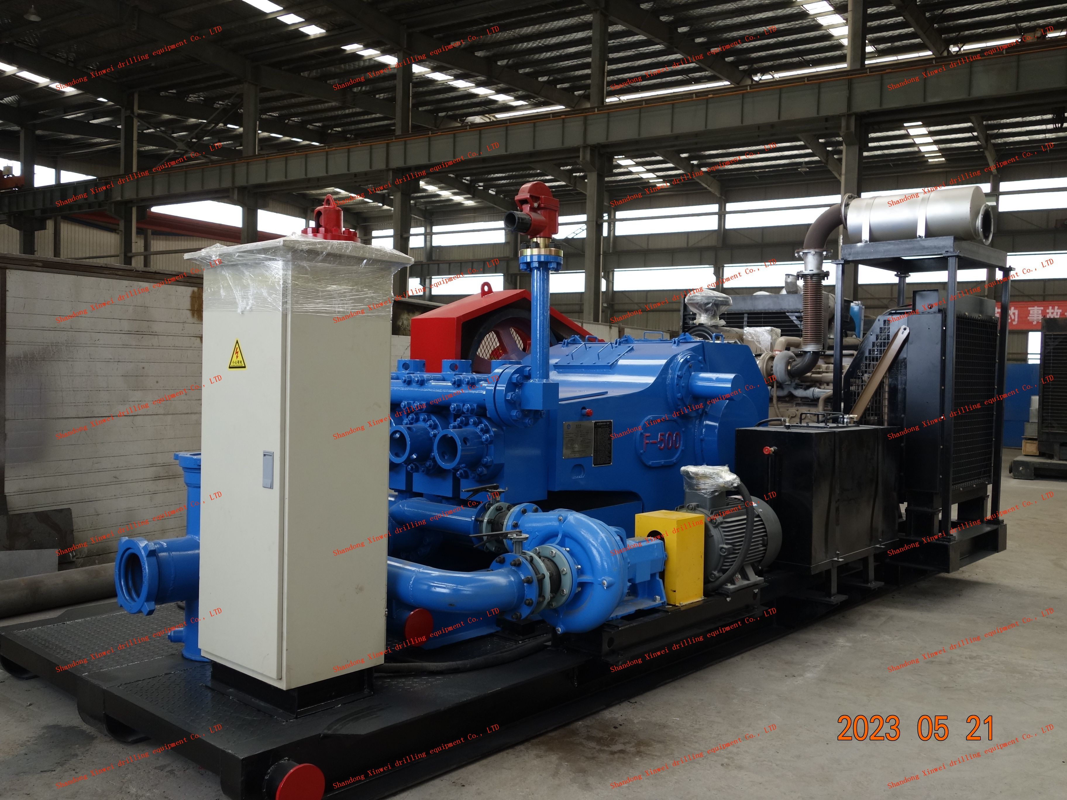 500hp Oil Rig Mud Pump F-500 Cementing Pump Oilfield Mud Pump