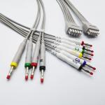 TPU EKG Cables For Fukuda GE Schiller Mindray Nihon Kohden