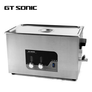 China 20L Manual Ultrasonic Cleaner 2 Different Power Engine Cleaning on sale