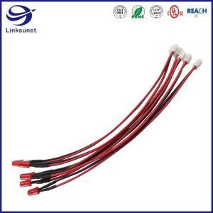Wholesale 1007 26AWG LED display Wire Harness with 5mcd 20mA Red Connectors from china suppliers