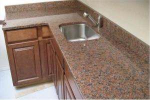 Wholesale Natural Red Granite Kitchen Countertop Good Compressive Strength For Home from china suppliers