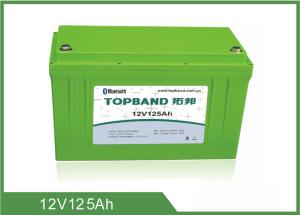 Wholesale 12V 125Ah Bluetooth Lithium Battery Pack Lifepo4 Material Long Cycle Life from china suppliers