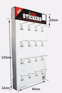 Wholesale Glossy Lamination Cardboard Sidekick Displays White For Supermarket Advertising from china suppliers