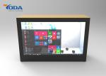 Aluminium Housing Transparent LCD Showcase Wall Mounted / Desktop Type