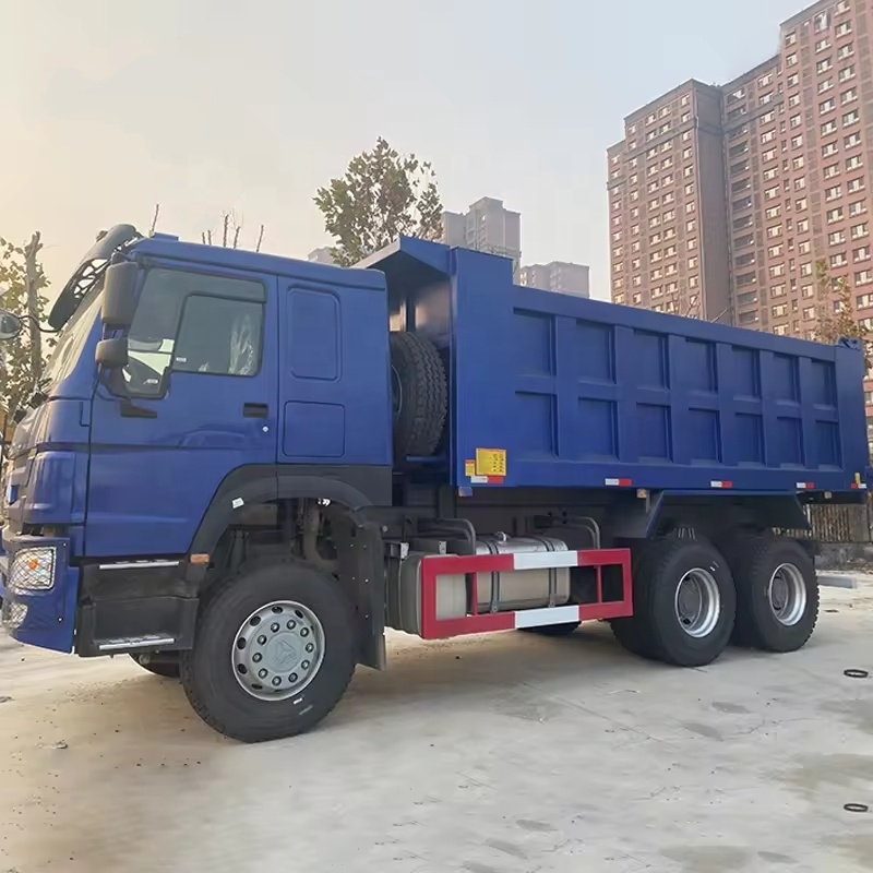 WD615.69/47 Engine 6x4 Sinotruk Dump Truck , 351-450hp Diesel Tipper Truck Used