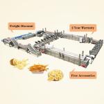 Food Grade Stainless Steel Frozen French Fries Making Machine with Gas Heating