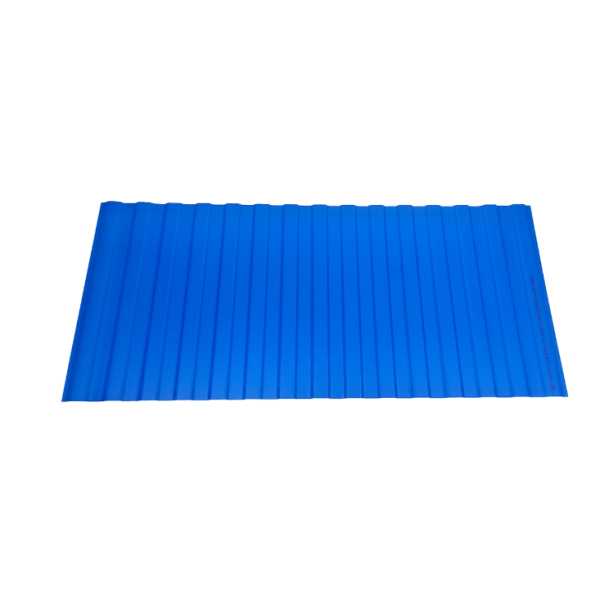 Blue / White Anti Corrosion Roof Tile Waterproof PVC Roofing Sheets