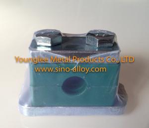 Wholesale Hydraulic heavy duty pipe clamps with PP pipe clamp body, stainless steel plates&amp;bolts from china suppliers
