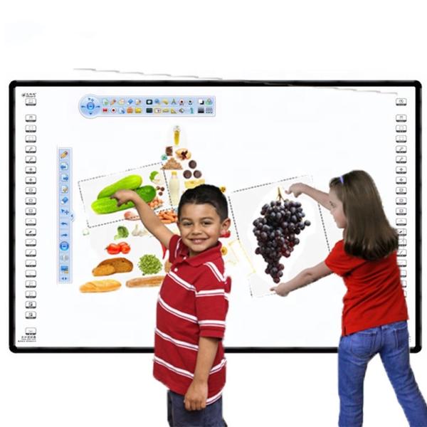 Aluminum Education Interactive Whiteboard , 95 inch Electronic Whiteboard For