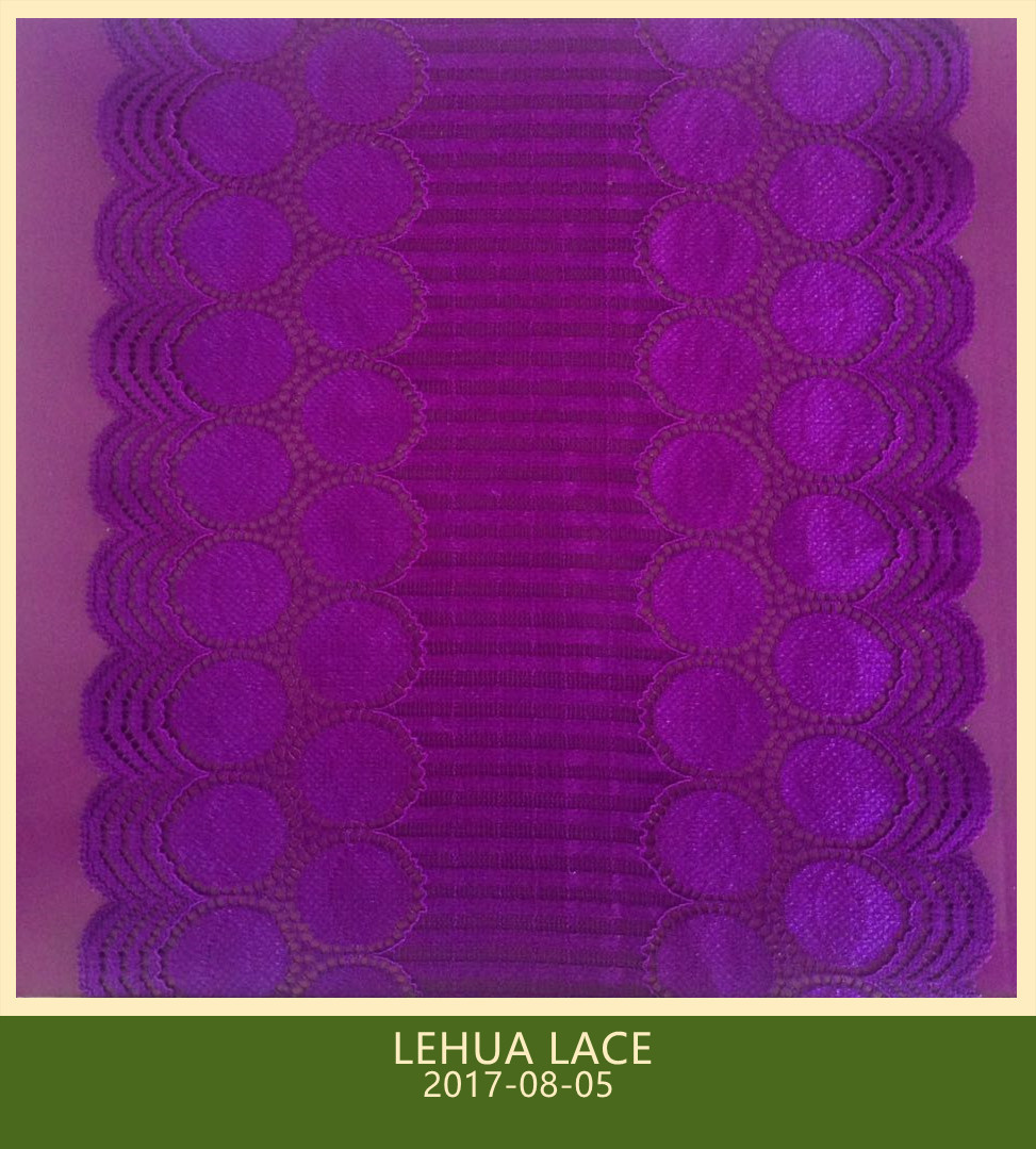 Hot Selling and nice quality Nylon Spandex Stretchy Brazil Lace from China