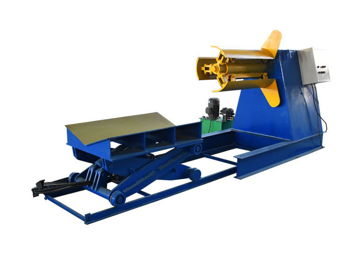 12 Tons Uncoiler Decoiler Machine Manual Hydraulic Cutting