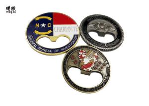 Wholesale Fashionable Coin / Round Beer Bottle Openers Soft Enamel Antique Tin Plating from china suppliers