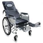 Aluminum Lightweight Foldable Wheelchair For Disabled People