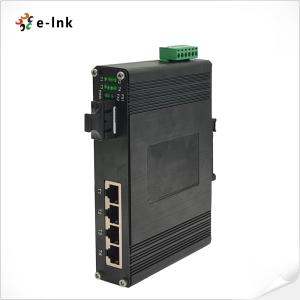 Wholesale Industrial 4-Port 10/100/1000T 802.3bt 90W PoE + 1-Port 100/1000BASE-X Ethernet Switch from china suppliers