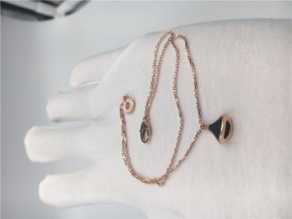 BR857214 18k Gold Bracelet Womens With Onyx , Luxury Jewelry Divas Dream