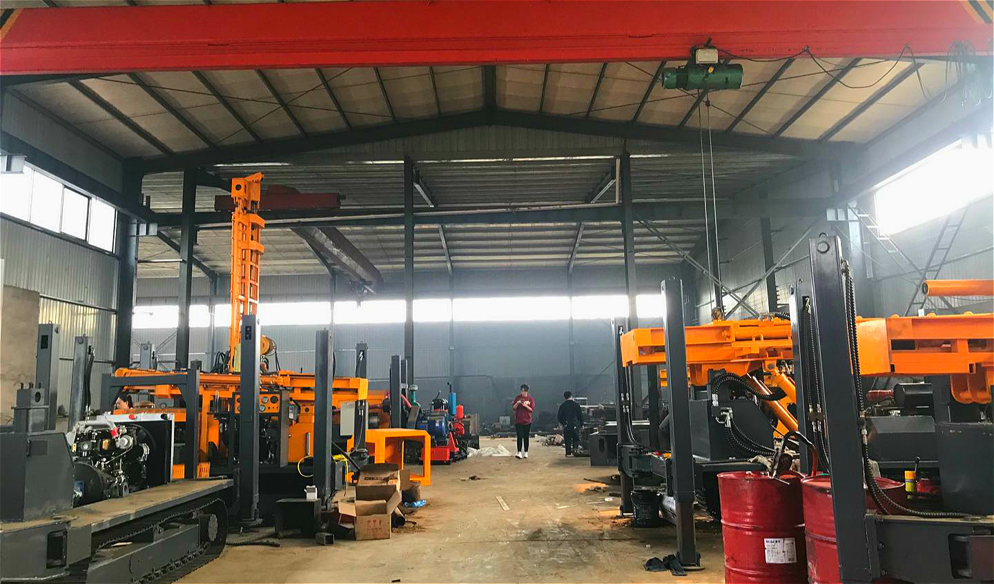 Drilling Depth ST200 Small Water Well Drilling Rig Equipment
