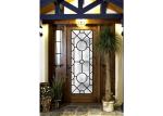 Mosaic Classical Wrought Iron Glass Agon Filled 15.5*39.37 Oval Shaped