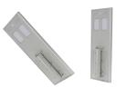 Black All In One LED Solar Street Light 15 Watt With Li - Ion Battery Aluminum
